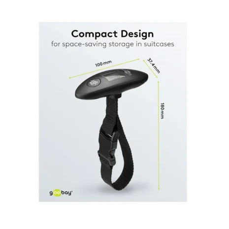 Waga do ważenia walizek – cyfrowa waga bagażowa z uchwytem i wyświetlaczem LCD do 40kg