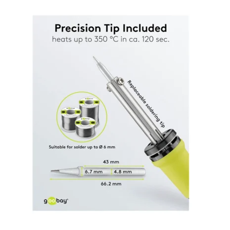 Lutownica 60W / 230V - profesjonalna lutownica kolbowa