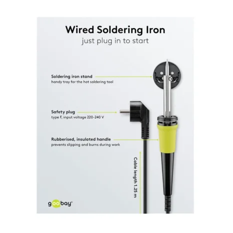 Lutownica 60W / 230V - profesjonalna lutownica kolbowa