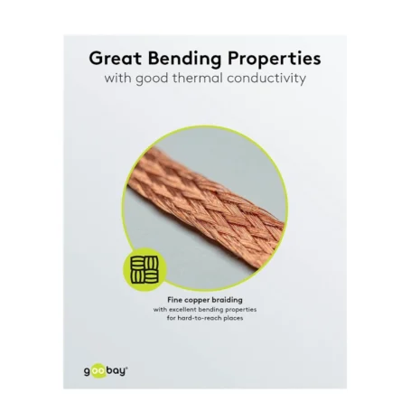 Plecionka rozlutowująca miedziana do usuwania cyny - 2 mm x 1,5 m