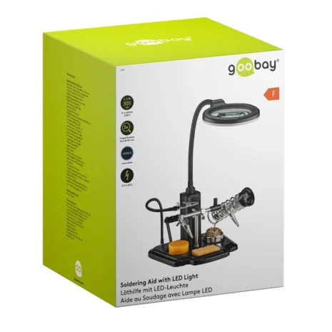 Uchwyt do lutowania – trzecia ręka z lupą i podświetleniem LED