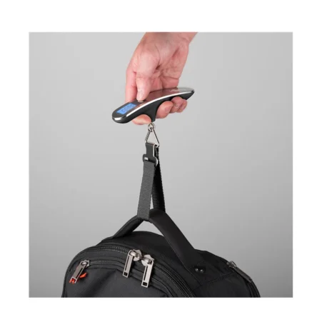 Waga do ważenia bagażu – cyfrowa waga podróżna do 50 kg z taśmą i wyświetlaczem LCD