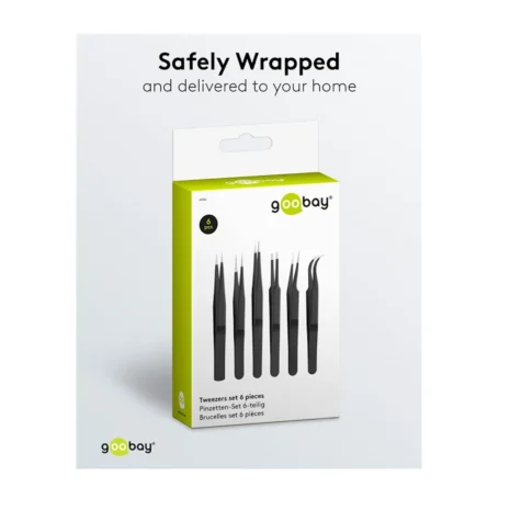 Zestaw pęset 6x - Kompletny zestaw wysokiej jakości pęset